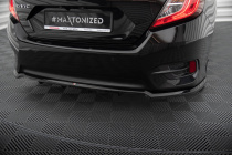 Honda Civic Mk10 2017-2022 Bakre Splitter / Diffuser med Splitters Maxton Design